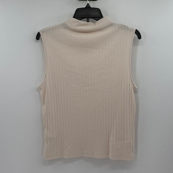Madewell Women's Ribbed Mockneck Tank - Light Cream - Medium - New with tags - Picture 5 of 5